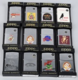 12- ZIPPO BAR and BREWERY LIGHTERS