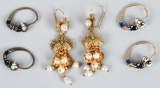 3- SETS OF VICTORIAN EAR RINGS