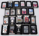 21-ZIPPO SPORTS LIGHTERS