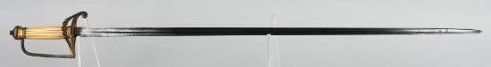 BRITISH 5 BALL INFANTRY OFFICER'S SWORD SPADROON