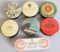 7-Celluloid Advertising Clothes Brushes