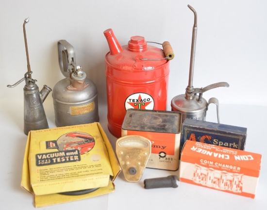 Box lot of Misc. Service Station Items