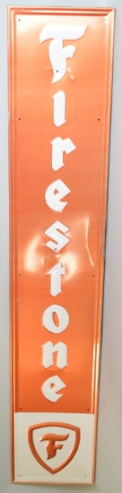 Firestone w/logo metal sign