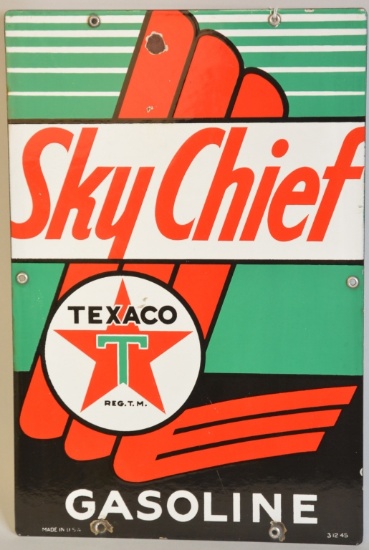 Texaco (white-T) Sky Chief Gas (R)(TAC)