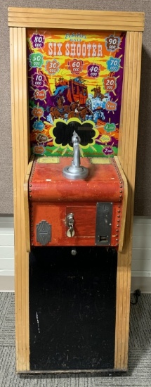 EXHIBIT DALE SIX SHOOTER ARCADE GAME