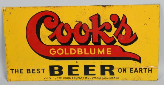 Cooks Goldblume Beer Metal sign