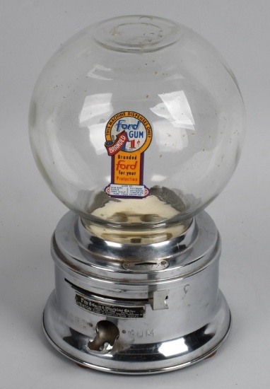 Ford Gum Ball Coin-Op Machine