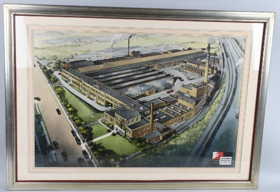 HARRIS SEYBOLD & POTTER FACTORY LITHOGRAPH