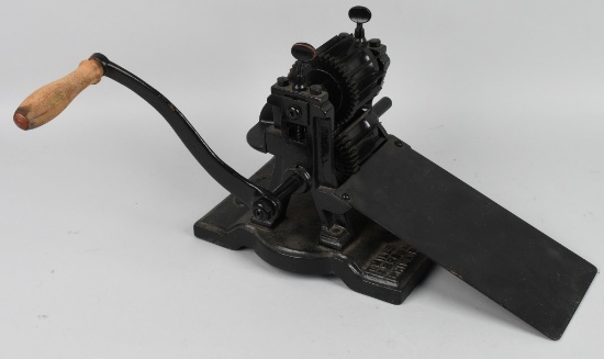 1870s T MILLS BROS. TAFFY CANDY CUTTER