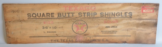 Texaco Shingles Box Top
