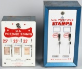 2- 25c US POSTAGE STAMP VENDING MACHINES