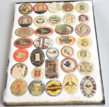 33-Celluloid Advertising Pocket Mirrors
