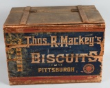 Thomas Mackey's Biscuit Wooden Box