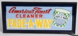 Fade-A-Way Reverse Painted Glass Lightup Sign
