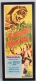 Safari Drums Window Card Movie Poster