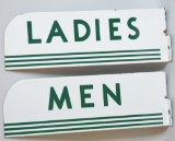 (Texaco) Men Ladies Rest Room Signs (TAC)