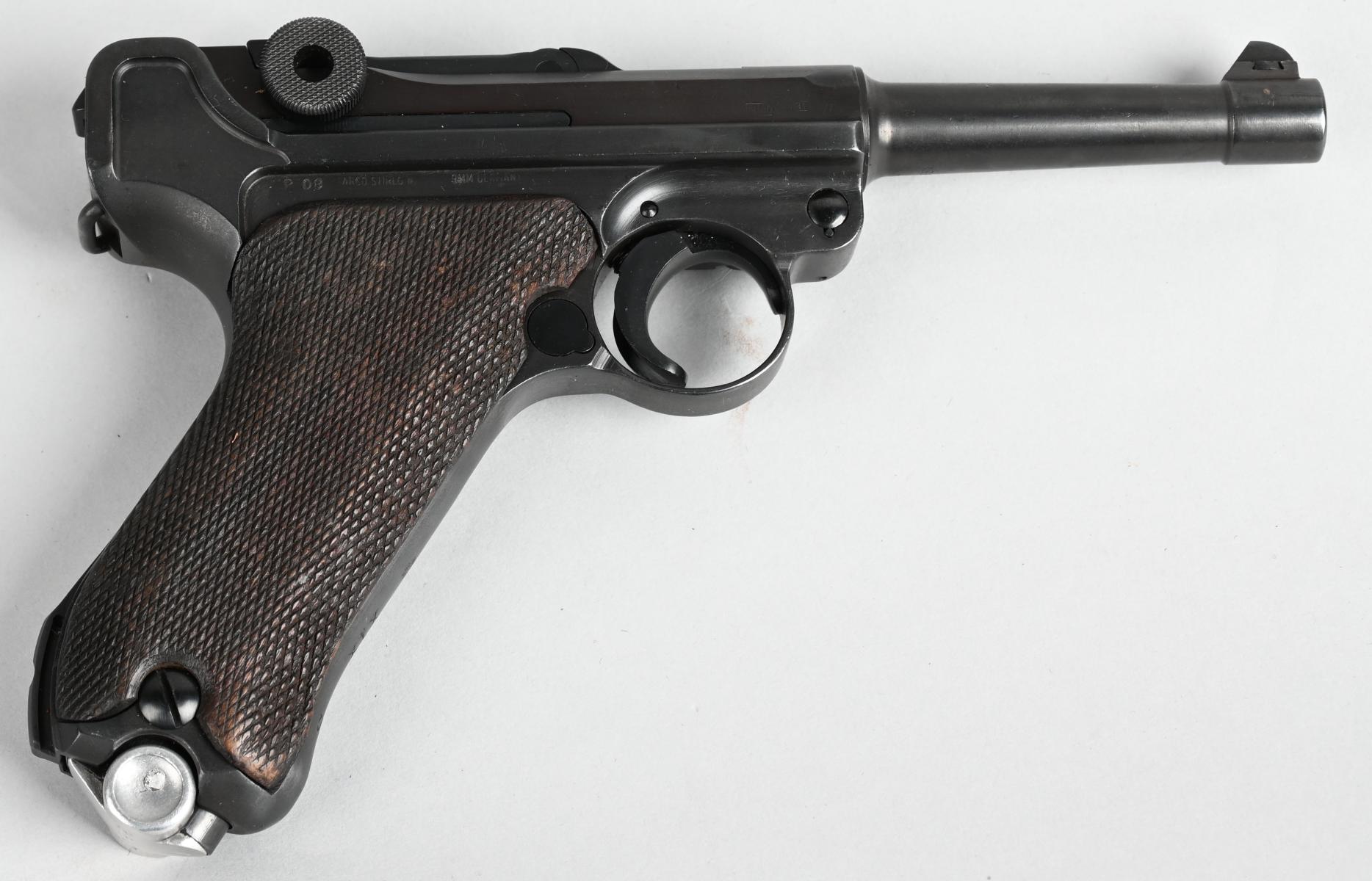 ルガーP08 “Mauser s/42 code K date 1934” WWII Authentic German 1934 P.08 S-42 K Date Luger Pistol | WW2