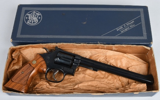 BOXED S&W MODEL 14-4 DOUBLE ACTION REVOLVER