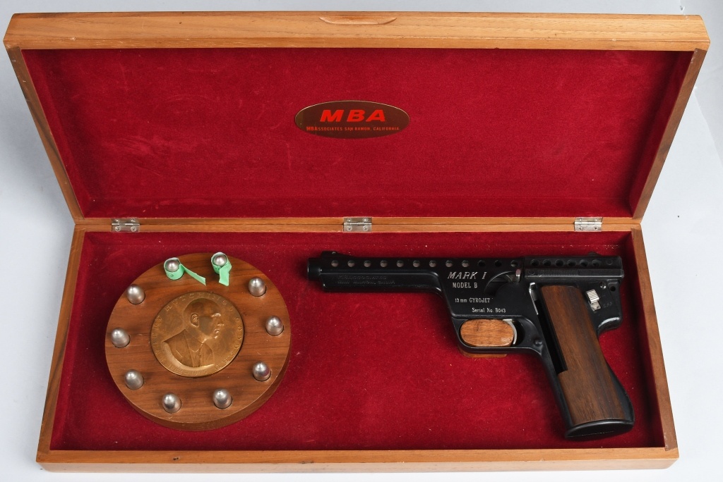 CASED GYROJET MKI MODEL B ROCKET PISTOL | Guns & Military Artifacts  Recreational Shooting | Online Auctions | Proxibid