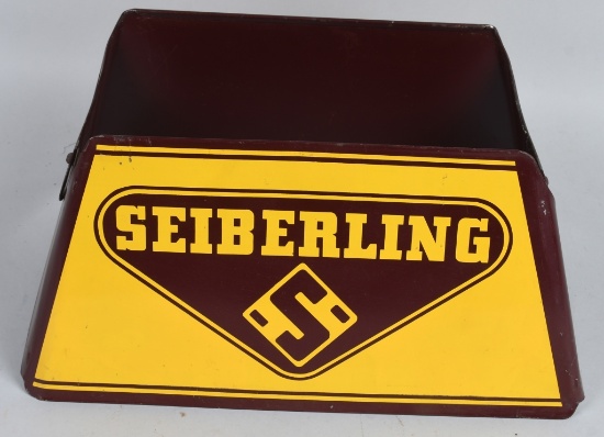 Pair Seiberling w/logo metal tire stand