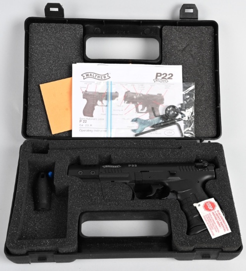 BOXED WALTHER MODEL P22 SEMI AUTO PISTOL