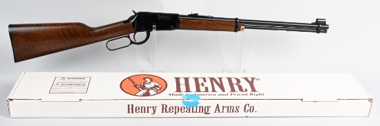 BOXED HENRY H001 LEVER ACTION 22 RIFLE