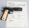 GOUGH FACTORY ENGRAVED GOLD INLAID COLT 1911