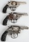 LOT OF 3 DOUBLE ACTION POCKET REVOLVERS