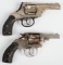 PAIR OF 2 EARLY POCKET REVOLVERS
