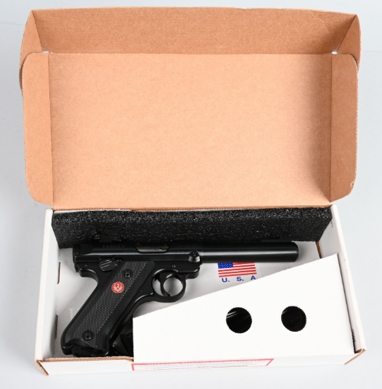 BOXED MK IV TARGET SEMI AUTO .22 PISTOL