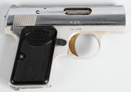 FACTORY NICKEL BABY BROWNING .25 AUTO