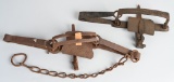 2- ANTIQUE ANIMAL TRAPS