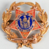 BAIL ENFORCEMENT OFFICER Badge, Durable 5-Pc Pin/Catch, 2-1/4x3-1/8