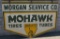 Mohawk Tires Tube Morgan Service Co. Metal Sign