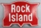 Rock Island (Railroad) Large Metal Sign