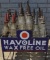 Indian Havoline Wax Free Oil Bottle Rack w/Porcel