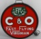 Repop C&O Fast Flying Virginian Drum Head Light