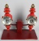 Pair of Fire Engine Headlamps (restored)