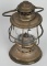 Small Brass Fixed Etched Globe Lantern