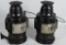 Pair Handlan Marker Lamps D.&R.G. RR