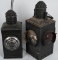 Pair Peter Gray Switch Lamps