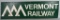 Vermont Railway Car Metal Sign