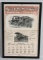 1902 Miller Signal Company Chicago Calendar