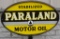 Paraland Motor Oil w/logo Porcelain Sign