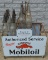 Mobiloil w/Gargoyle Authorized Service Oil Bottle