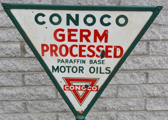 Conoco Germ Processed Paraffin Base Motor Oil Porc