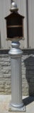 Fire Alarm Box on Large Fluted Pole