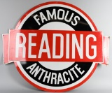 Famous Reading Anthracite (coal) Porcelain Sign