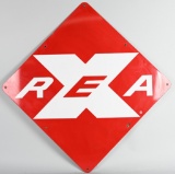 REA (Railway Express Agency) Porcelain Sign