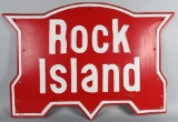 Rock Island (Railroad) Large Metal Sign